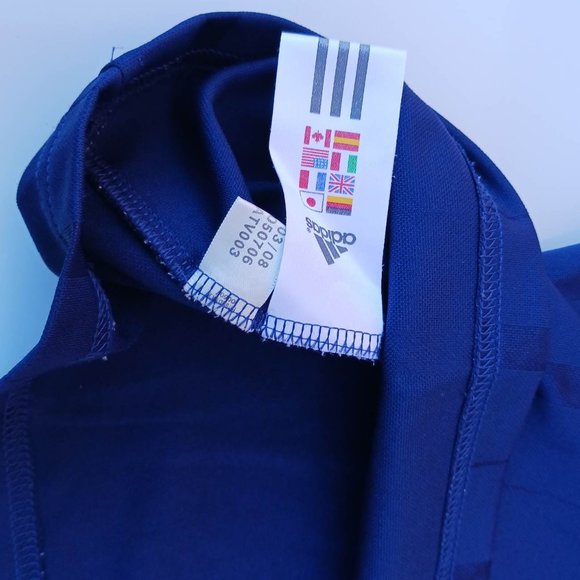 Adidas Size L Blue Men's Shirt - Picture 9 of 10